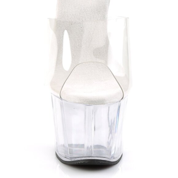 Clear Platform Heels: High-Heel Sandals & Mules for Dancers & Glamour - Picture 2 of 5